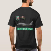 Kämpfer-Geschwader Eagless des Streik-F-15 335. T-Shirt (Rückseite)