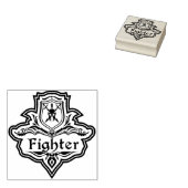 Kämpfer Gummistempel (Stempel)
