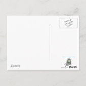 Kämpfer Hip Hop Tänzer Postkarte (Rückseite)