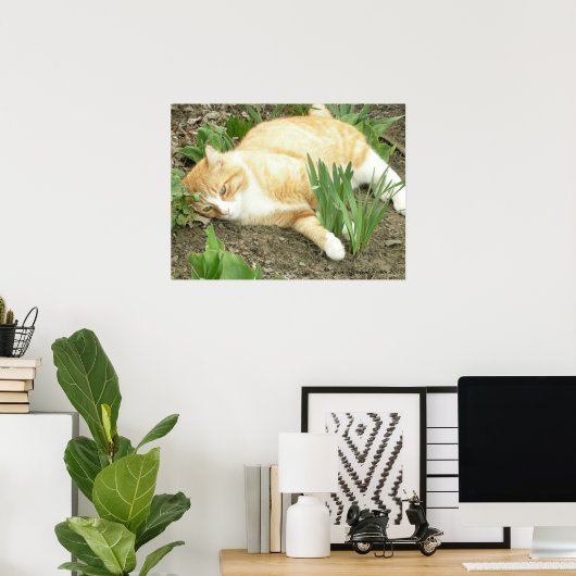 Kämpfer im Garten Poster (Heimbüro)