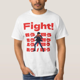 Kämpfer im Retro-Anime-Stil der 90er T-Shirt