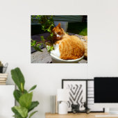 Kämpfer in einem Topf Poster (Heimbüro)