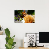 Kämpfer in einem Topf Poster (Heimbüro)