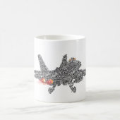 Kämpfer-Jet der Hornissen-F18 - Static - Kaffeetasse (Mittel)
