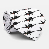 Kämpfer-Jet-Krawatte der Hornissen-F/A-18 Krawatte (Gerollt)