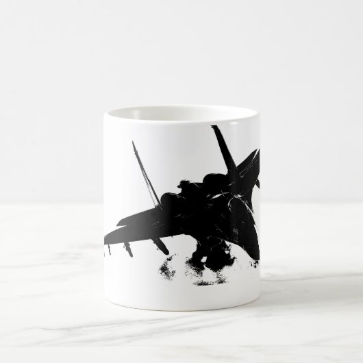 Kämpfer-Jet-TASSE! Kaffeetasse (Mittel)