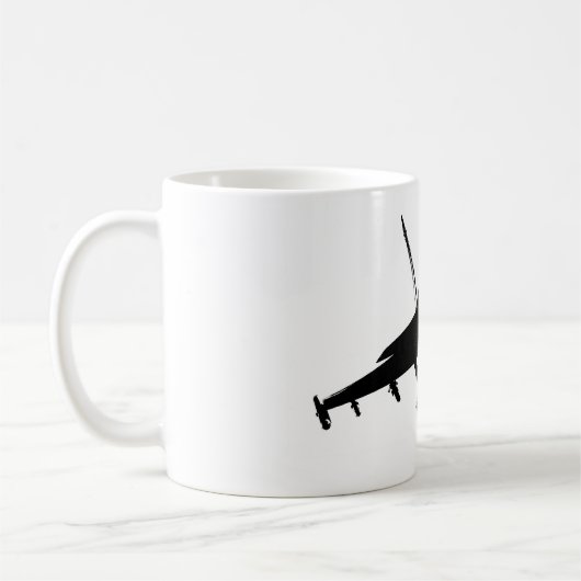 Kämpfer-Jet-TASSE! Kaffeetasse (Links)