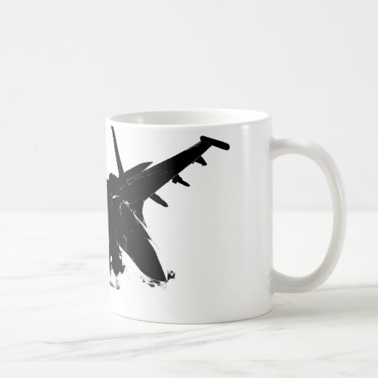 Kämpfer-Jet-TASSE! Kaffeetasse (Rechts)
