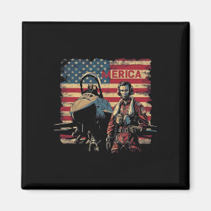 Kämpfer Jets Abraham Lincoln 4. Juli Jungs Amer Magnet