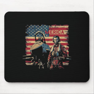 Kämpfer Jets Abraham Lincoln 4. Juli Jungs Amer Mousepad