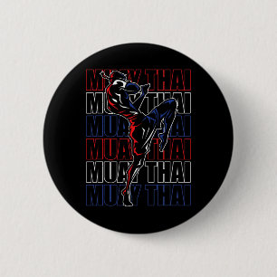 Kämpfer Muay Thai Sport Kampfsport Mma Thailand Button