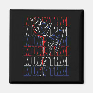 Kämpfer Muay Thai Sport Kampfsport Mma Thailand Magnet