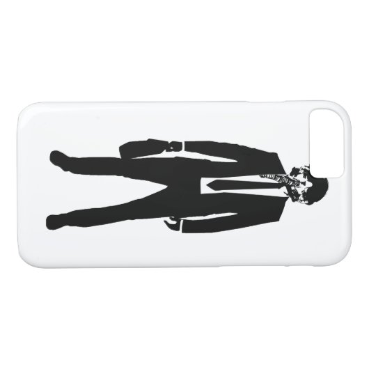 Kämpfer-Pilotmode-Anzug Case-Mate iPhone Hülle (Rückseite (Horizontal))