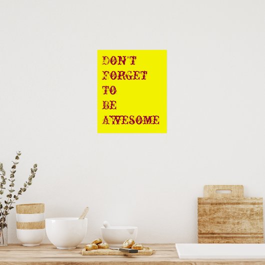 Kämpfer Poster (Küche)