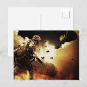 Kämpfer Postkarte (Vorne/Hinten)