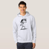 Kämpfer Stickman Hoodie (Vorne ganz)