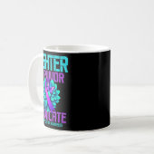 Kämpfer Überlebender Fürsprecher Premium Kaffeetasse (Vorderseite Links)