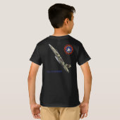 Kämpfer-Waffen-Schule der Marine-F-18 T-Shirt (Schwarz voll)