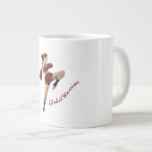 Kämpferin, Weltmeisterin Jumbo-Tasse (Vorderseite Rechts)