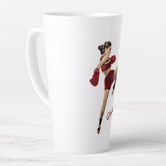 Kämpferin, Weltmeisterin Milchtasse (Linke Ecke)