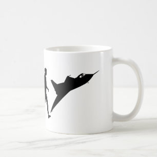 Kämpferpilotfliegen T-Shirt- und Kaffeetasse