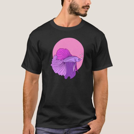 Kampffisch 123456 T-Shirt (Vorderseite)