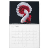 Kampffisch 2027 Kalender (Mär 2027)