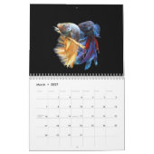 Kampffisch 2027 Kalender (Mär 2027)