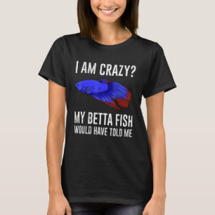 Kampffisch Aquarium Aquaristiker T-Shirt