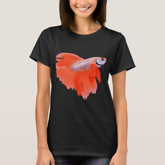 Kampffisch Digitale Kunst T-Shirt (Vorderseite)