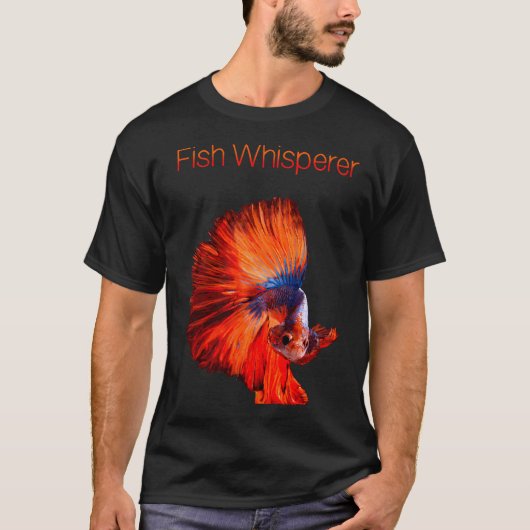 Kampffisch-Flüsterer T-Shirt (Vorderseite)