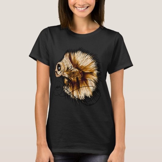 Kampffisch gegen Zombies T-Shirt (Vorderseite)