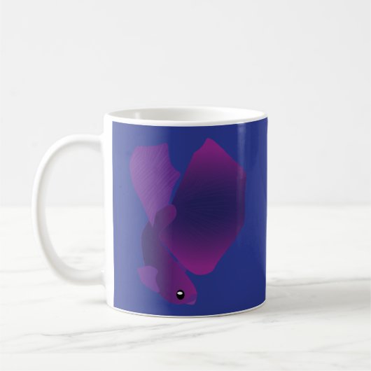 Kampffisch Kaffeetasse (Links)