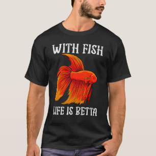 Kampffisch Kampffisch Aquarium Aquaristik T-Shirt