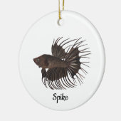 Kampffisch Keramik Ornament (Links)