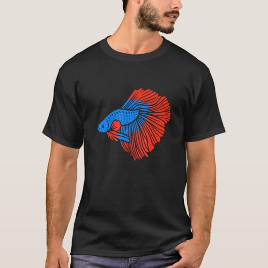 Kampffisch Siamesischer Kampffisch T-Shirt (Vorderseite)