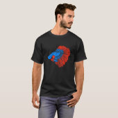 Kampffisch Siamesischer Kampffisch T-Shirt (Vorne ganz)