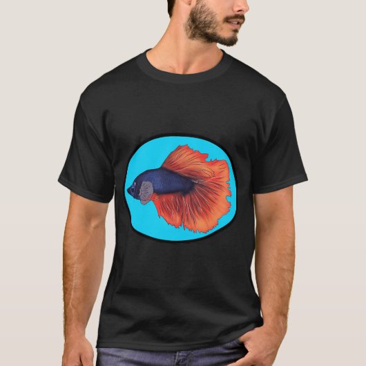 Kampffisch T-Shirt (Vorderseite)