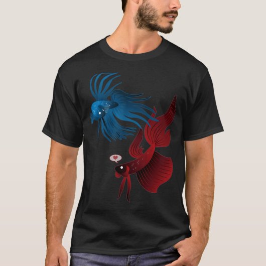 Kampffischliebe T-Shirt (Vorderseite)