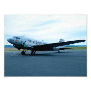 Kampfflugzeug DC-3 Fotodruck