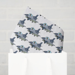 Kampfflugzeug-Dekorpapier, Militärflugzeug Seidenpapier