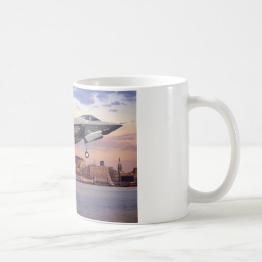 KAMPFFLUGZEUG DES BLITZ-F-35 KAFFEETASSE (Rechts)