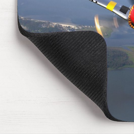 Kampfflugzeug des Mustang-P-51 Mousepad (Ecke)