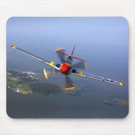 Kampfflugzeug des Mustang-P-51 Mousepad (Vorne)