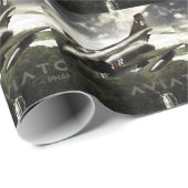 Kampfflugzeug des Phantom-F-4 Geschenkpapier (Rolleneckpunkt)