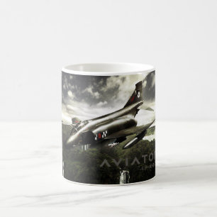 Kampfflugzeug des Phantom-F-4 Kaffeetasse