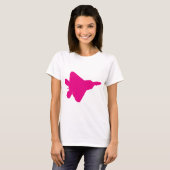 Kampfflugzeug des Raubvogel-F-22 T-Shirt (Vorne ganz)