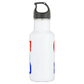 Kampfflugzeug des Raubvogels F22 Trinkflasche (Rückseite)