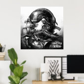 Kampfflugzeug-Eigentum Poster (Heimbüro)