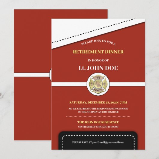 Kampfflugzeug Einladung (Vorne/Hinten)